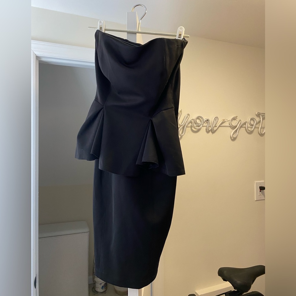 Torn By Ronny Kobo Peplum Dress